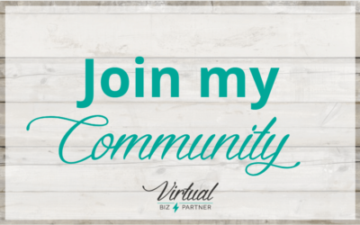 Join My Community!